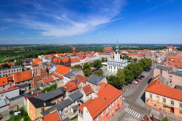 Красивая Архитектура Города Челмно Польша — стоковое фото