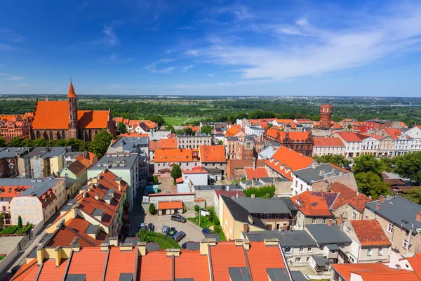 Krásná Architektura Města Chelmnu Polsko — Stock fotografie