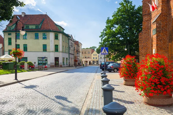 Été Dans Vieille Ville Paslek Pologne — Photo