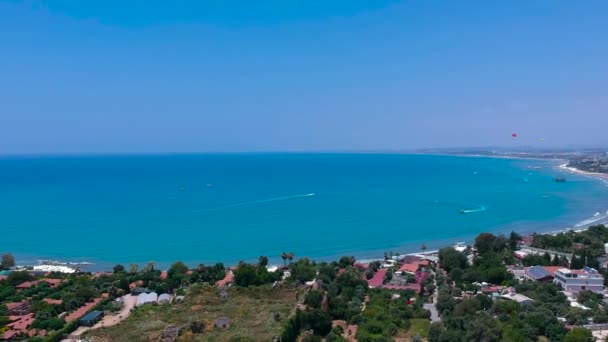 Veduta Aerea Delle Antiche Rovine Della Città Laterale Turchia — Video Stock