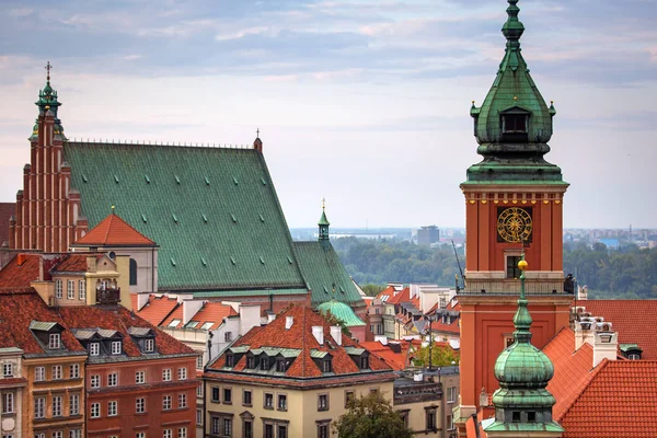 Clock Royal Castle Warsaw City Poland — Stock Photo, Image