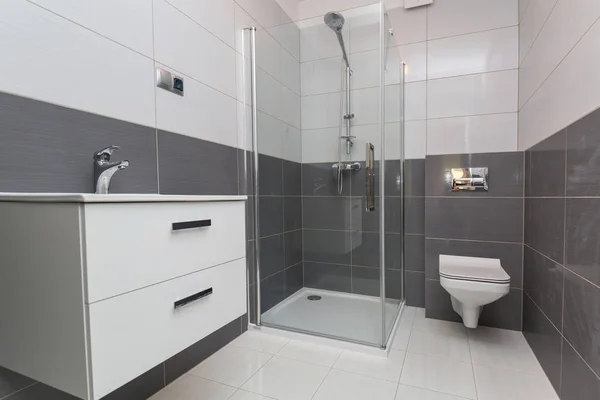 Bathroom Interior New Tiles House — Stock Photo, Image