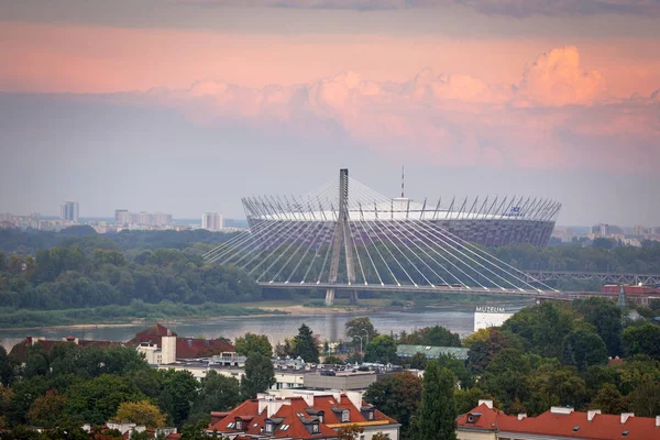 Varšava Polsko Září 2018 Pge Narodowy Polský Národní Stadion Varšavě — Stock fotografie