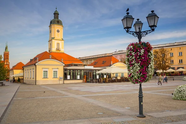 Kosciusko Stora Torget Med Rådhuset Bialystok Polen — Stockfoto