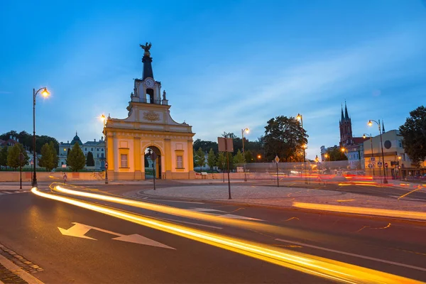 Stadtbild Von Bialystok Mit Ampeln Polen — Stockfoto