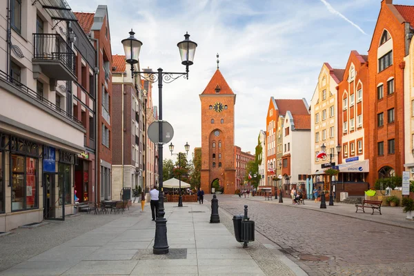 Elblag Polônia Setembro 2018 Arquitetura Cidade Velha Elblag Polônia Elblag — Fotografia de Stock