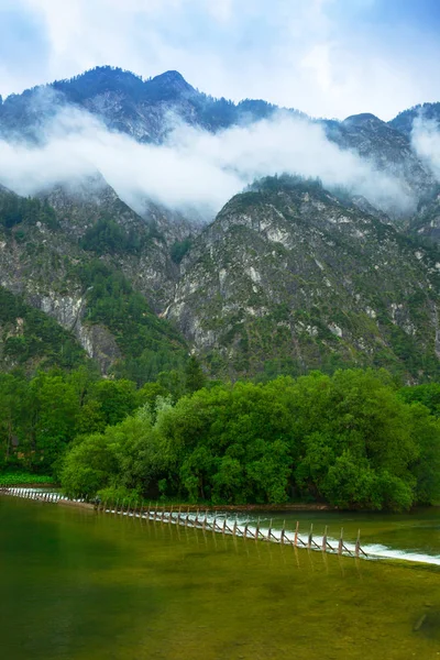 Сцена Озере Фельзее Альпах Австрия — стоковое фото