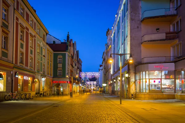 Wroclaw Polsko Prosince 2016 Architektura Starého Města Vratislavi Noci Polsko — Stock fotografie