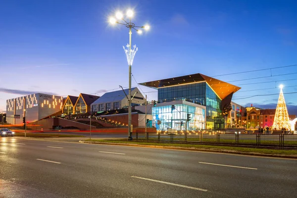 Gdansk Poland December 2018 Christmas Decorations Forum Mall City Center — Stock Photo, Image