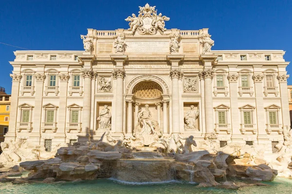 Trevi Çeşmesinin Roma Talya Daki Güzel Mimarisi — Stok fotoğraf