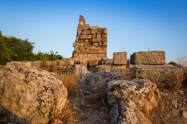 Ruinas Nymphaion Antiguo Acueducto Side Turquía — Foto de Stock