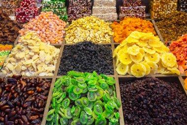 In Bazaarı Türkiye'de çeşitli Kuruyemiş