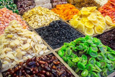 In Bazaarı Türkiye'de çeşitli Kuruyemiş