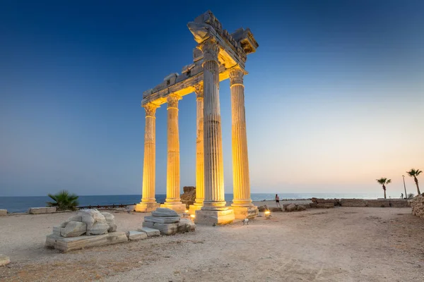 Der Tempel Des Apollo Der Abenddämmerung Türkei — Stockfoto