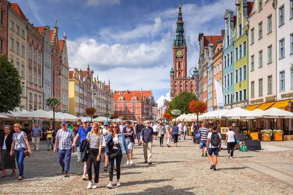 Gdansk Polen September 2018 Architectuur Van Oude Stad Van Gdansk — Stockfoto