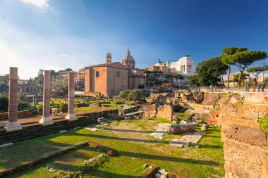 Roma 'daki Roma forumunun kalıntıları, İtalya