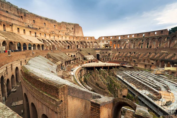 Рим Італія Січня 2019 Інтер Колізей Римі Італія — стокове фото