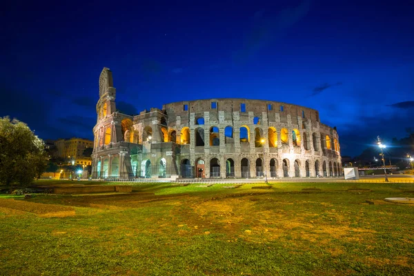 Colosseum Illuminated Night Rome Italy — Stock Photo, Image