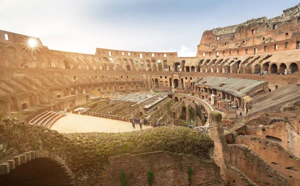 Roma Talya Daki Colosseum Kalıntıları — Stok fotoğraf