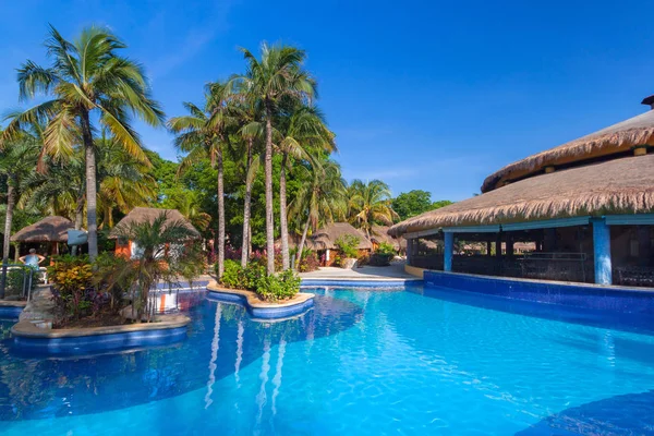 Playa Del Carmen Mexico July 2011 Scenery Luxury Swimming Pool — Stock Photo, Image