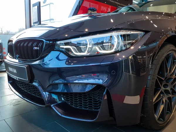 Gdansk Puola Helmikuuta 2019 Uusi Bmw Malli Gdanskin Autonäyttelytilassa Puolassa — kuvapankkivalokuva