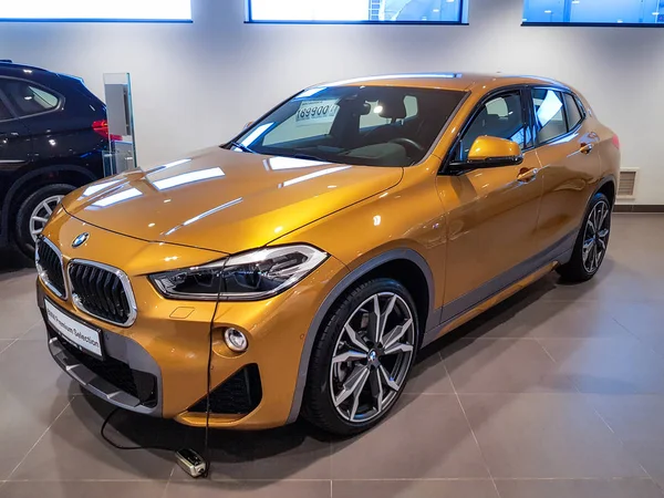 Gdansk Pologne Février 2019 Nouveau Modèle Bmw Dans Salle Exposition — Photo