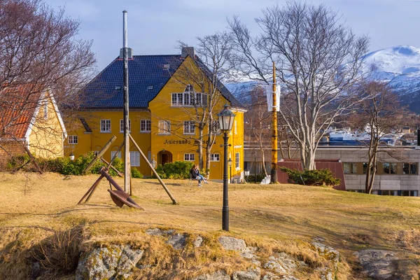 Alesund Noruega Abril 2018 Museo Arquitectura Alesund Centro Ciudad Noruega — Foto de Stock