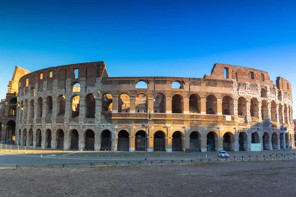 Het Colosseum Rome Bij Zonsopgang Italië — Stockfoto
