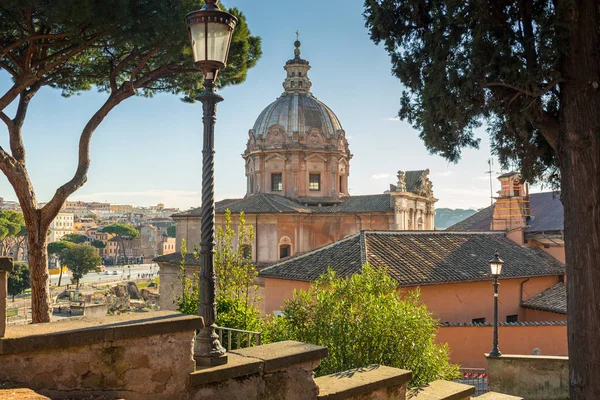 Arkitekturen Gamla Stan Rom Italien — Stockfoto