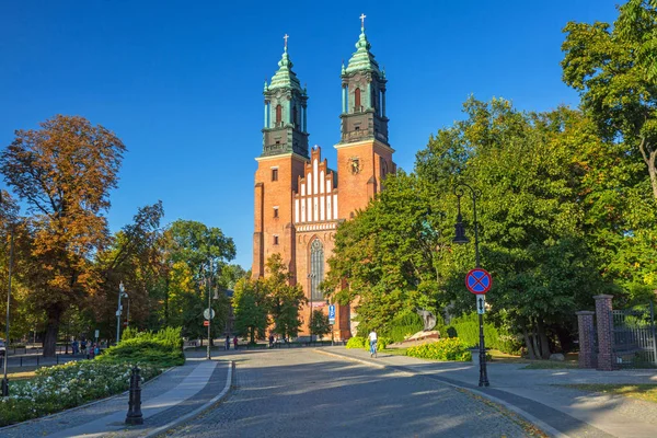 Arquitectura Del Casco Antiguo Poznan Polonia — Foto de Stock