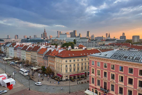 Warsaw Poland September 2018 People Krakowskie Przedmiescie Street Warsaw City — Stock Photo, Image