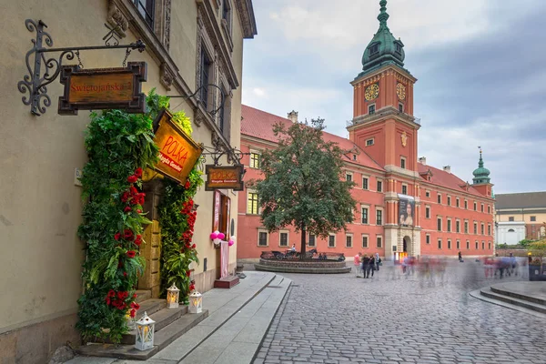 Warszawa Września 2018 Architektura Placu Zamku Królewskiego Warszawie Miasto Polska — Zdjęcie stockowe