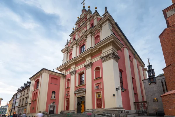 Warsaw Poland September 2018 Architecture Old Town Warsaw City Sunset — Stock Photo, Image