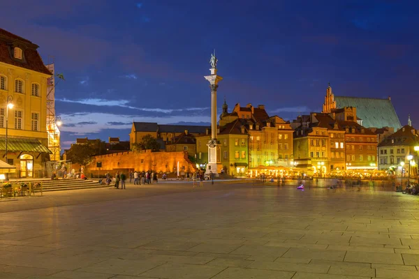 Varsovia Polonia Septiembre 2018 Arquitectura Plaza Del Castillo Real Varsovia — Foto de Stock