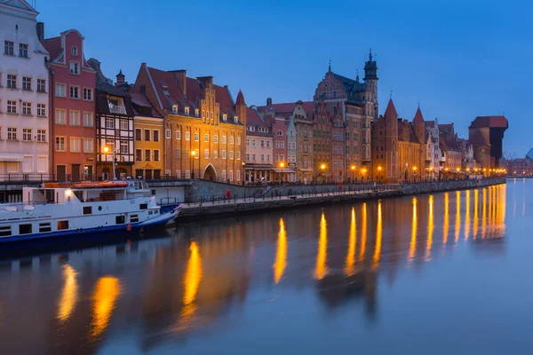 Gdansk Lengyelország 2019 Március Építészet Gdansk Óvárosának Történelmi Daru Zachariasza — Stock Fotó