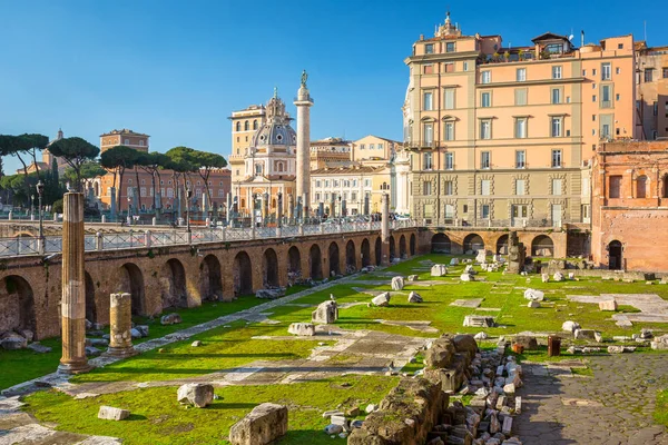 Ruins Trajan Forum Rome Italy — Stock Photo, Image