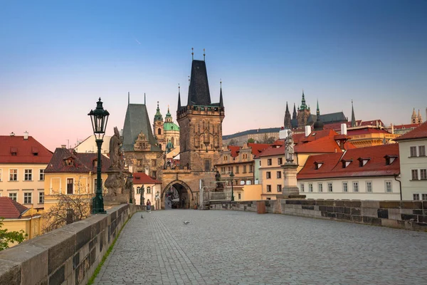Karelsbrug Praag Tsjechische Republiek — Stockfoto