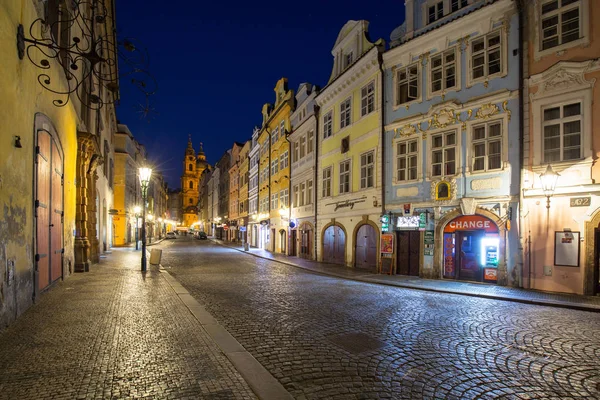 Prague République Tchèque Avril 2019 Architecture Vieille Ville Prague Nuit — Photo