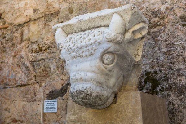 Side Turkey June 2018 Beautiful Greek Architecture Ancient Museum Side — Stock Photo, Image