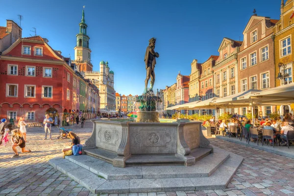 Poznan Polonia Settembre 2018 Architettura Della Piazza Principale Poznan Polonia — Foto Stock