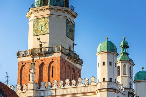 Poznan Polonya Için Main Square Mimarisi — Stok fotoğraf