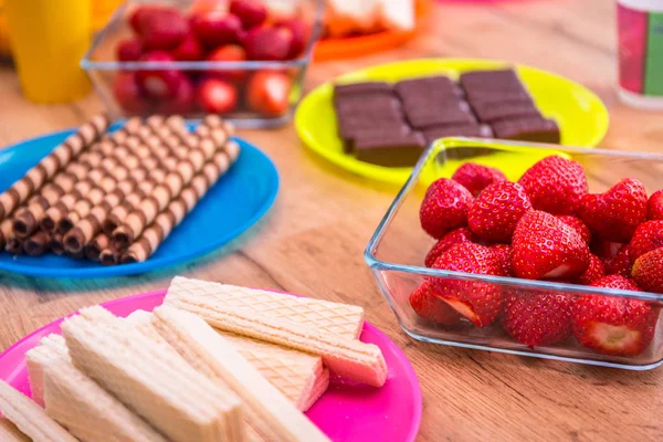Selection Sweets Table — Stock Photo, Image