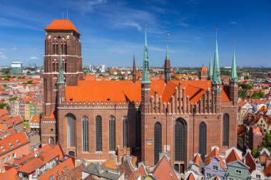 Gdansk' taki St. Mary Bazilikası Mimarisi, Polonya