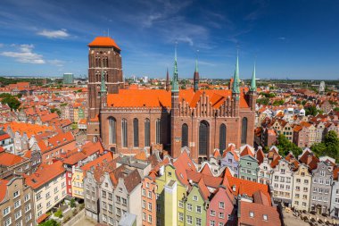 Gdansk' taki St. Mary Bazilikası Mimarisi, Polonya