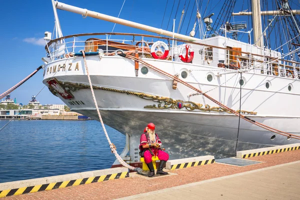 Gdynia Polonia Junio 2019 Pirata Barco Museo Marítimo Dar Pomorza — Foto de Stock