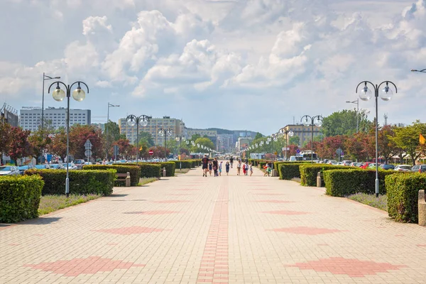 Gdynia Polonia Junio 2019 Paseo Marítimo Mar Báltico Gdynia Polonia — Foto de Stock