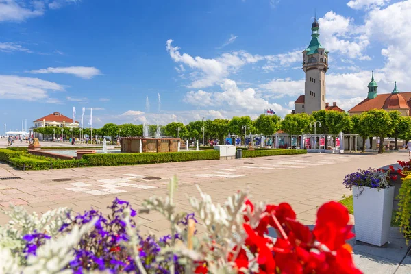 Leuchtturm Der Ostsee Sopot Polen — Stockfoto