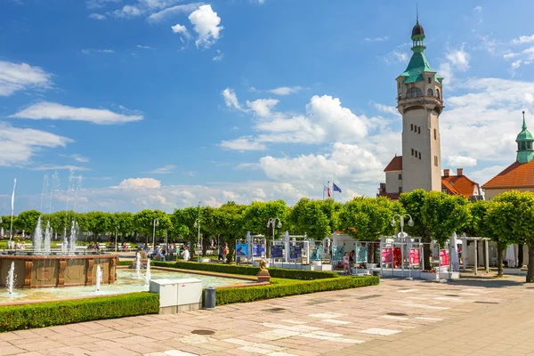 Sopot Polonya Haziran 2019 Sopot Polonya Baltık Denizinin Yanında Gezinti — Stok fotoğraf