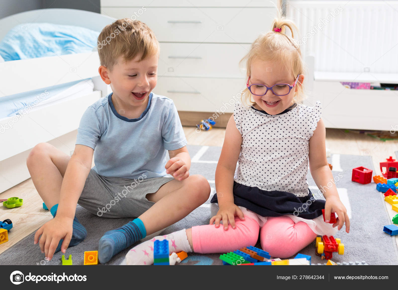 Boy Girl Twins Playing Blocks Room Stock Photo Image By C Patryk Kosmider Boy Girl Twins Playing Blocks Room Stock Photo Image By C Patryk Kosmider