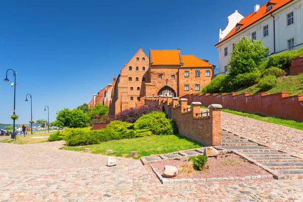 Γκράντζανταζ Πολωνία Ιουνίου 2019 Όμορφη Αρχιτεκτονική Του Γκράντζαδα Σιταποθήκες Στον — Φωτογραφία Αρχείου